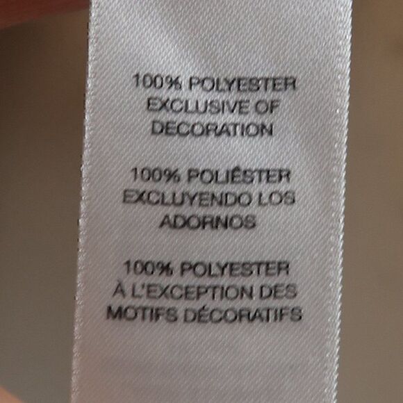 CHICO'S TAN SLEEVELESS ROUND NECK TANK TOP WITH GOLD METAL POLKA DOT DETAIL - Picture 4 of 9